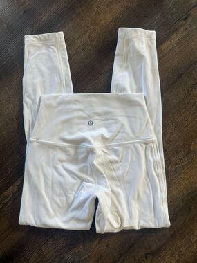 Lululemon White Align High-Waist Leggings